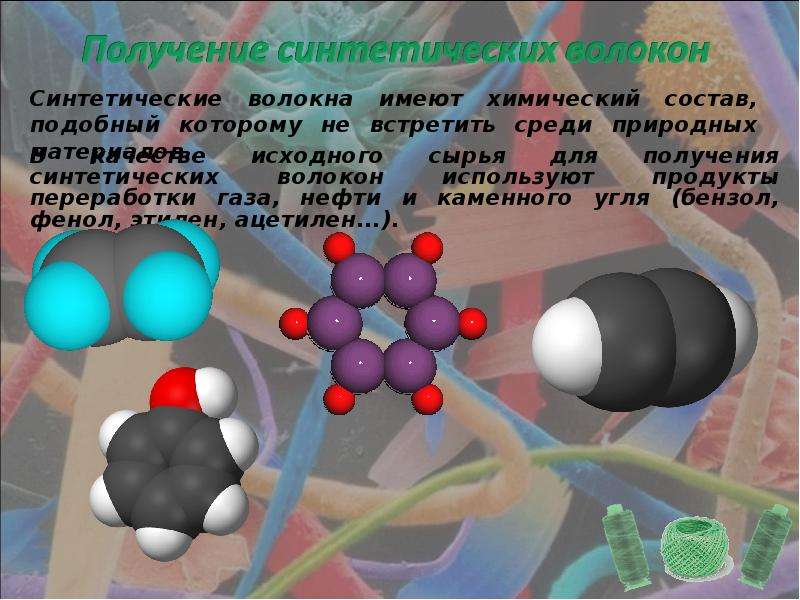 Презентация на тему синтетические волокна по химии