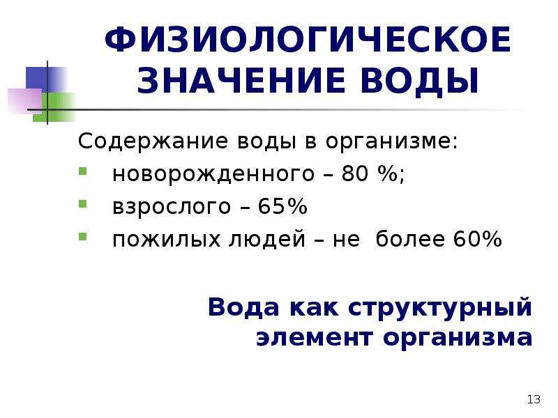 Вода как фактор здоровья населения презентация