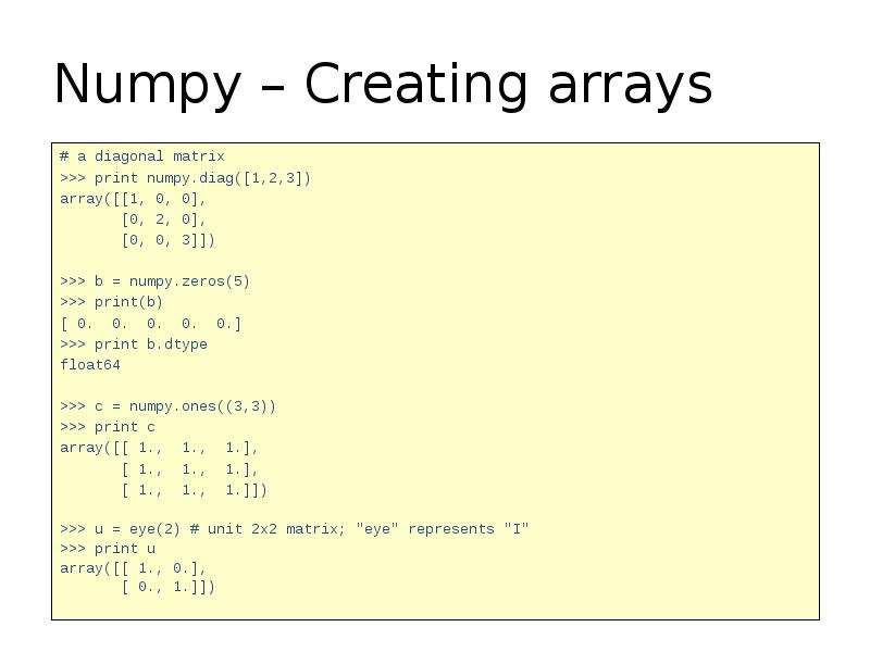 Numpy