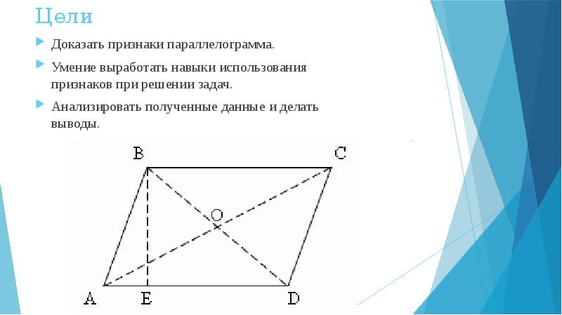 Половина произведения диагоналей параллелограмма