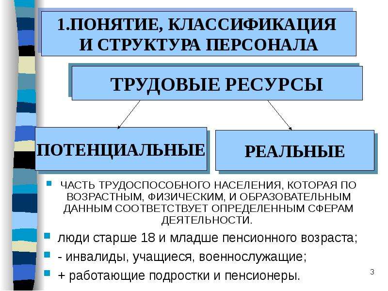 Трудовые ресурсы проекта