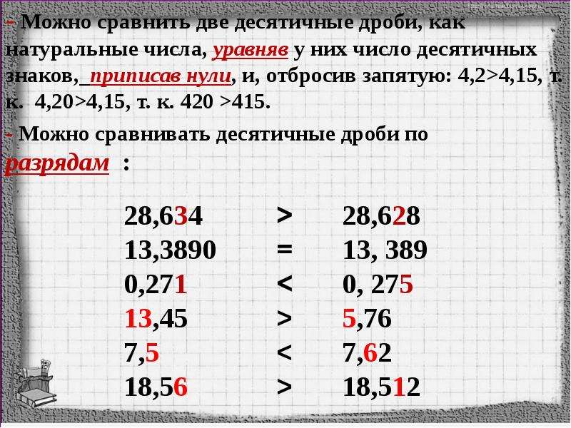 Задачи на десятичные дроби презентация