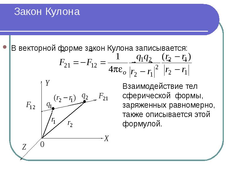 Законы векторов