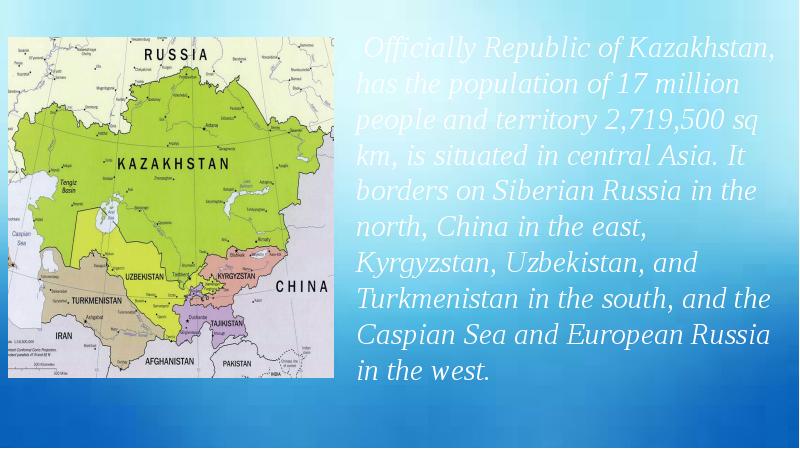 presentation kazakhstan is my motherland