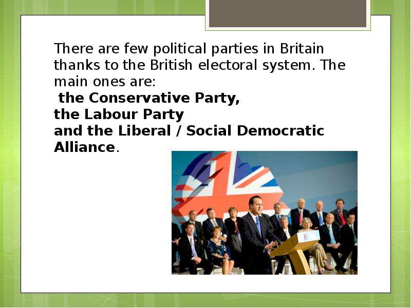 Political system of great britain презентация