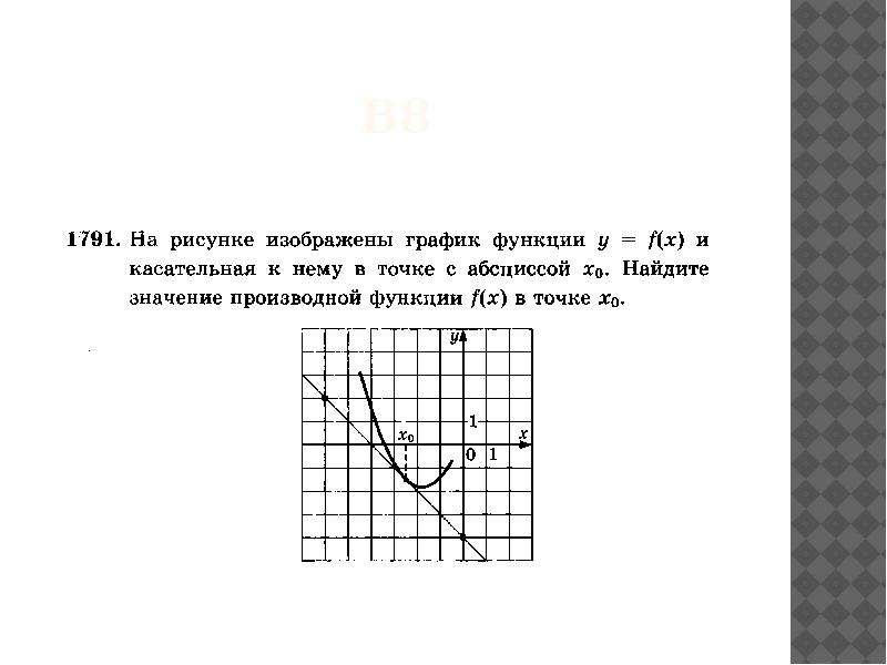 На рисунке изображена прямая l которая является касательной к графику. Производная в биологии картинки.