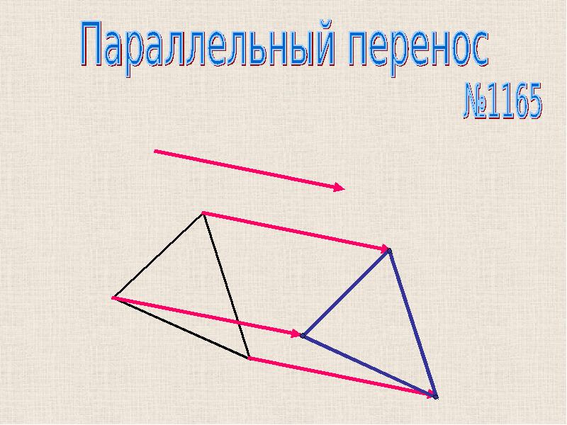 Презентация параллельный перенос и поворот