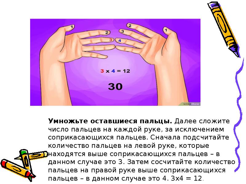 Можно считать на пальцах. Умножение на пальцах. Таблица умножения на пальцах. Способ умножения на пальцах. Проект таблица умножения на пальцах.