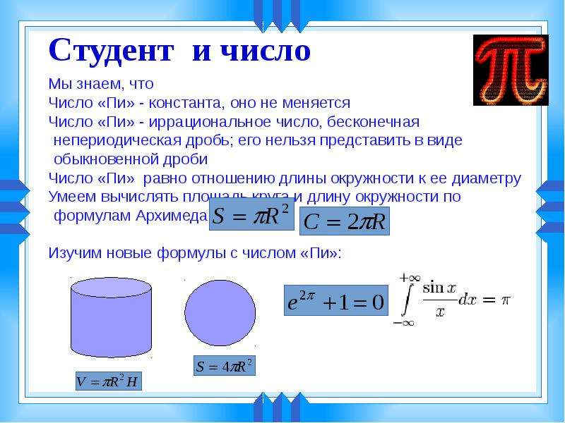 Загадочное число пи проект