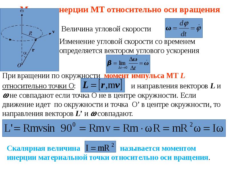 Угловой момент инерции