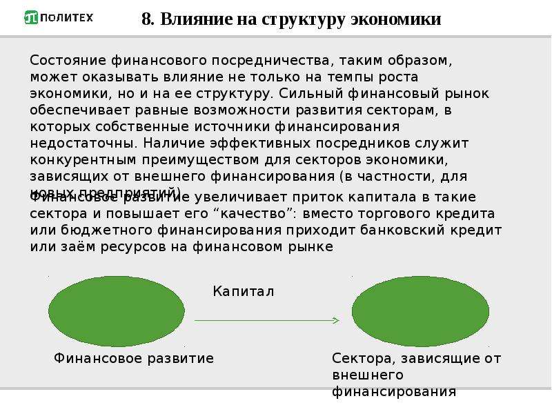 Внешняя структура экономики