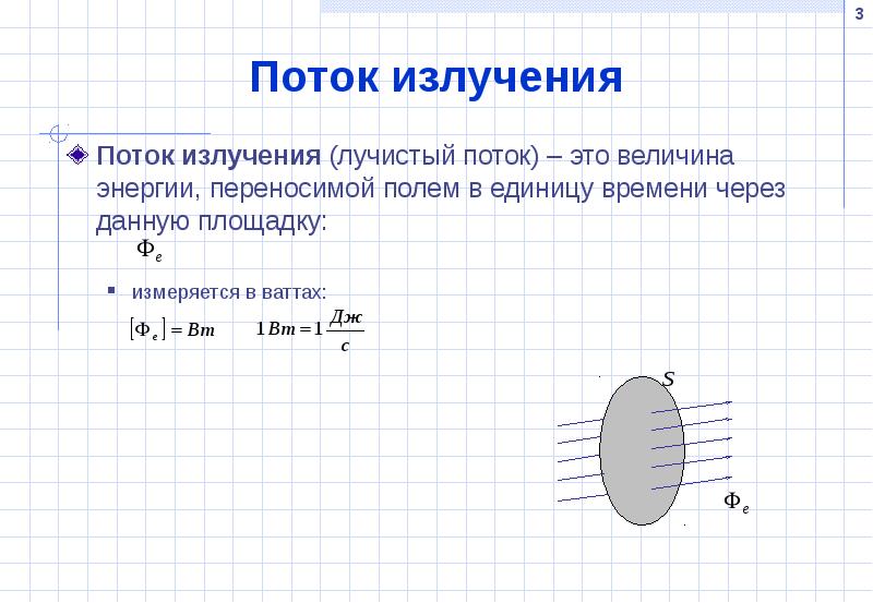 Поток излучения