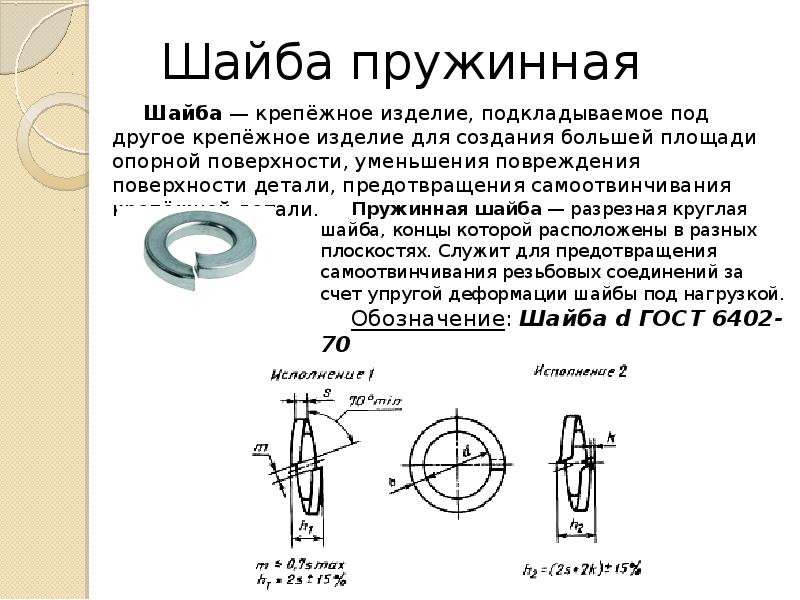 Детали крепления