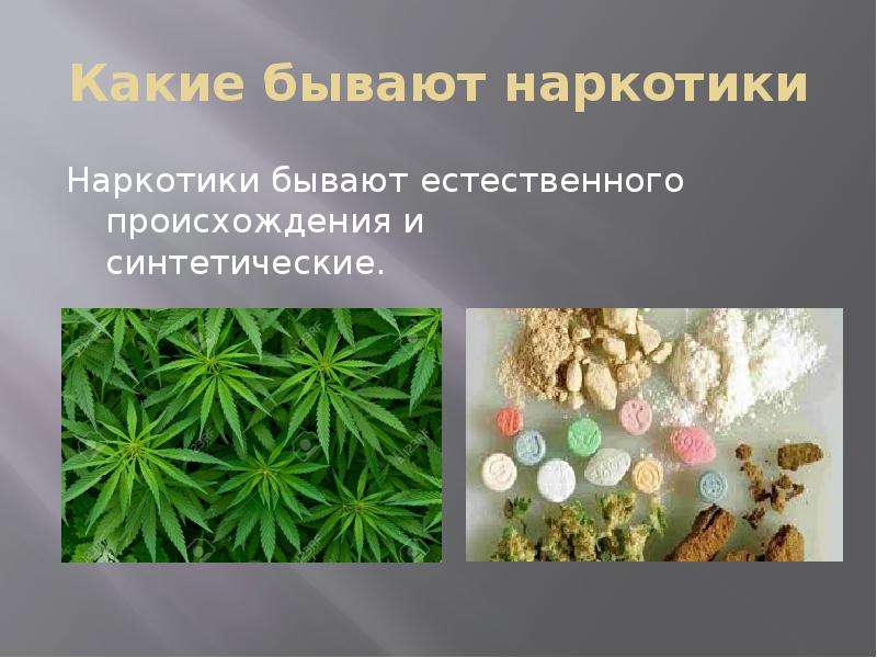 синтетические наркотики бывают