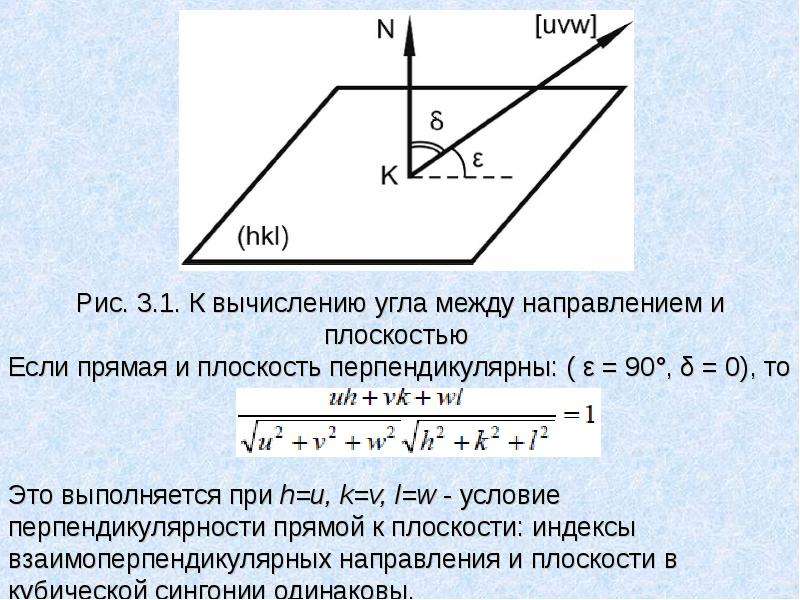 Сторона перпендикулярна плоскости. Вычисление углов между прямыми и плоскостями. Вычисление углов между прямыми, прямой и плоскостью.. Вычисление угла между прямой и плоскостью. Перпендикулярность вектора и плоскости.