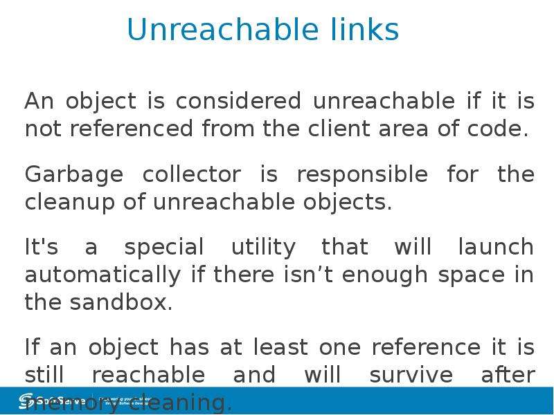 Unreachable code. Is unreachable. Unreachable.