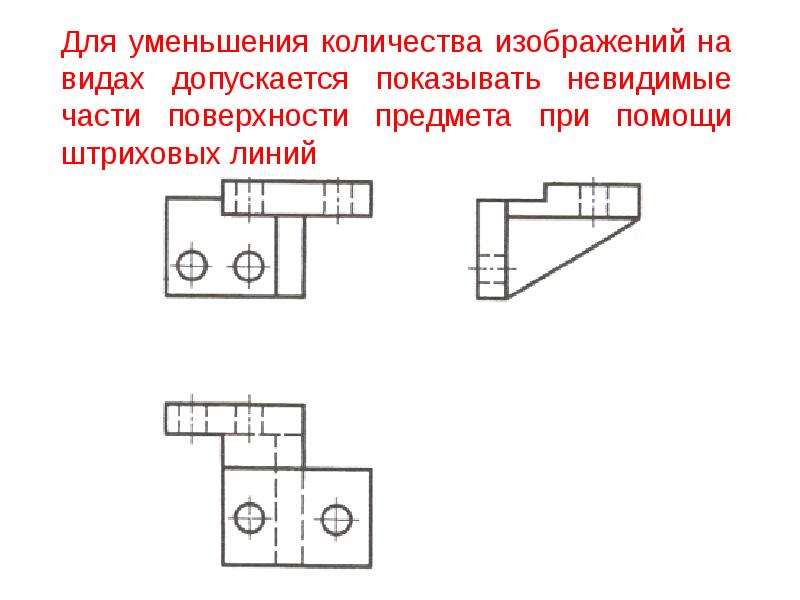 Изображения виды разрезы сечения