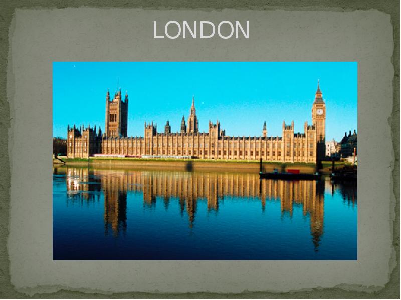 Places of interest of london презентация