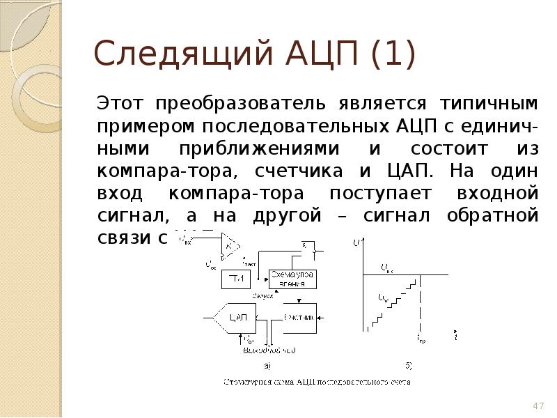 Аналого цифровые преобразователи презентация