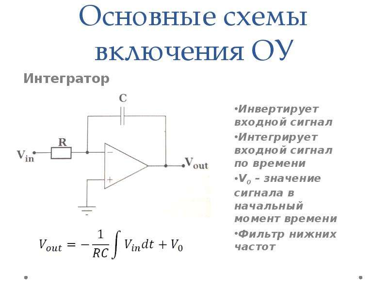 Структурная схема оу