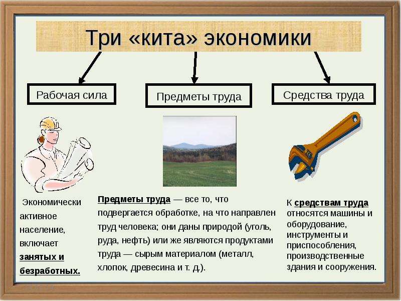 Природные предметы труда