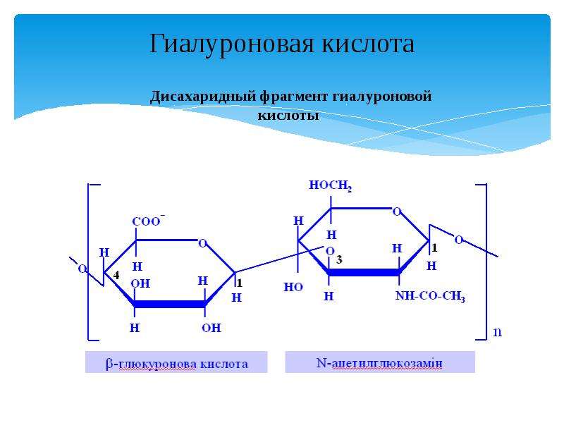 Гиалуроновая кислота презентация