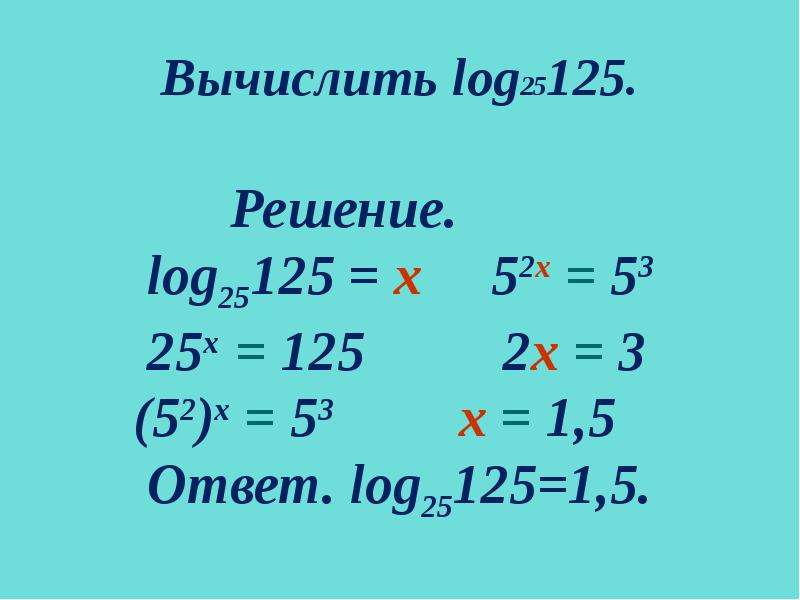 Вычисление логарифмов