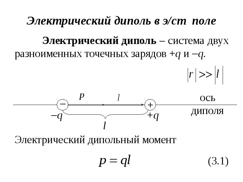 Электрический диполь