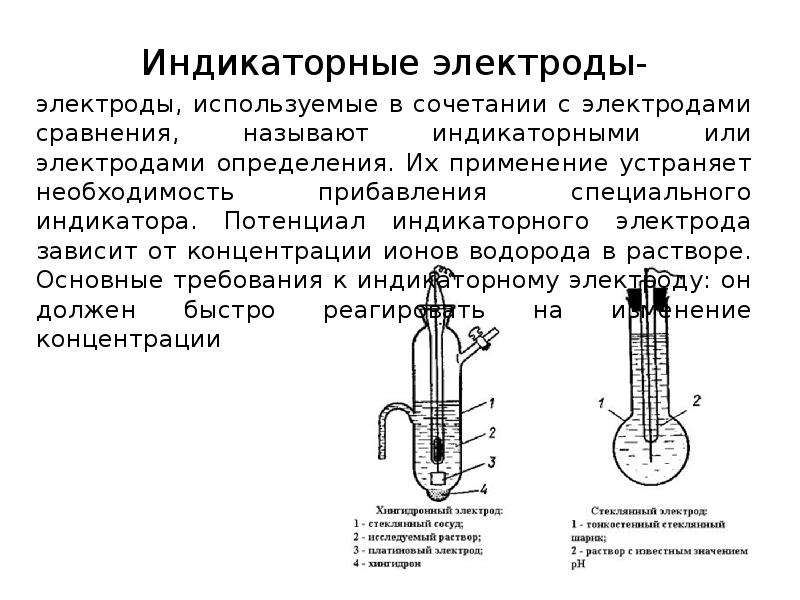 Хингидронный электрод схема