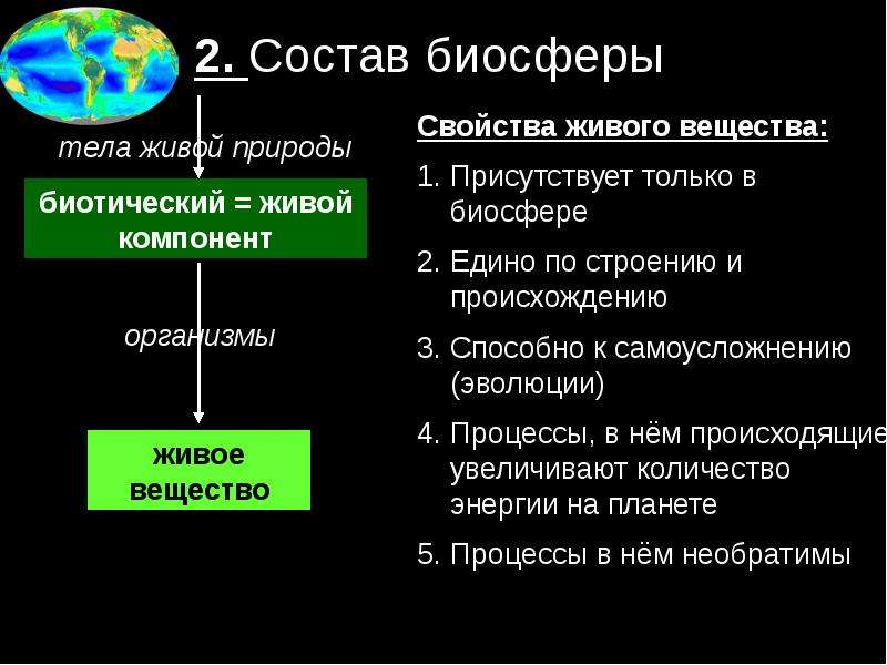 Понятие биосферы. Понятие Биосфера. Концепции биосферы. Современные концепции биосферы. Структурные компоненты биосферы.