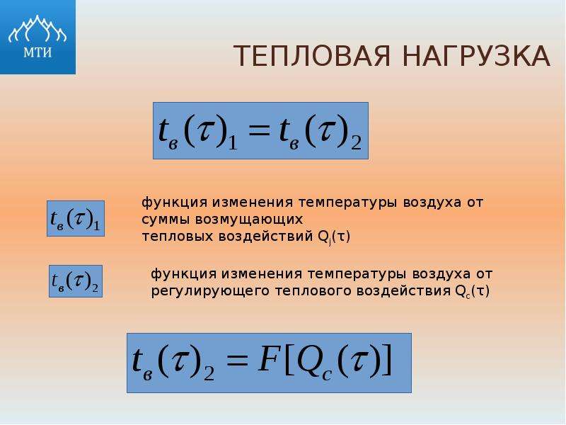 Тепловой микроклимат