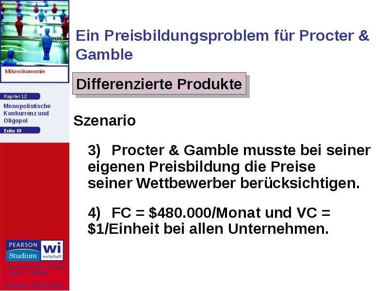Ein Preisbildungsproblem für Procter & Gamble Szenario 3) Procter & Gamble musste bei seiner