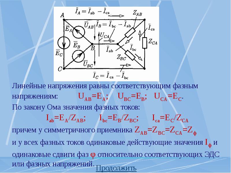 Чем отличается линейное напряжение от фазного