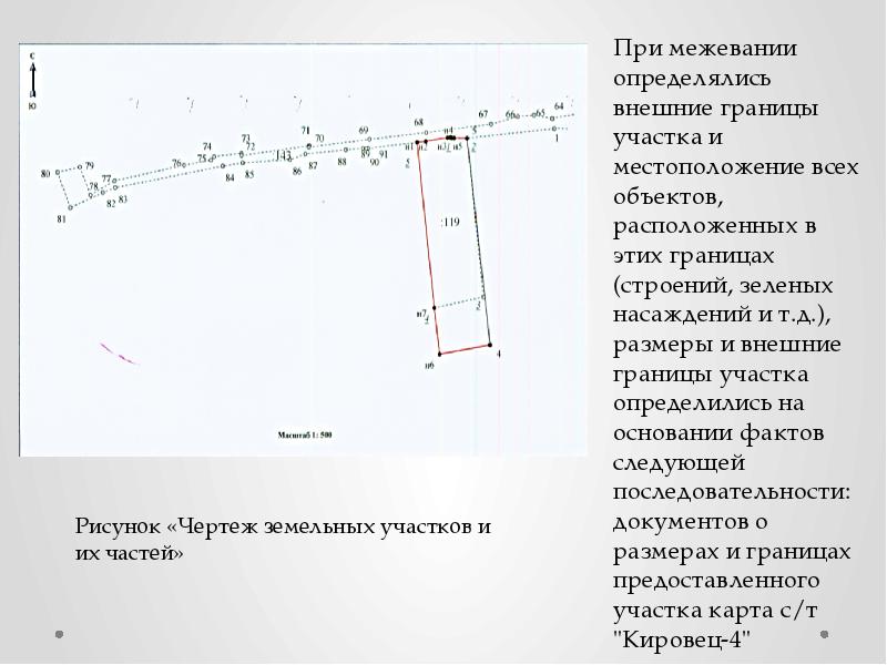 Границы межевания карта