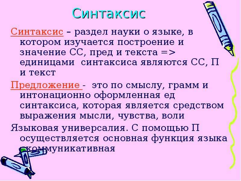 Музыкальный синтаксис презентация