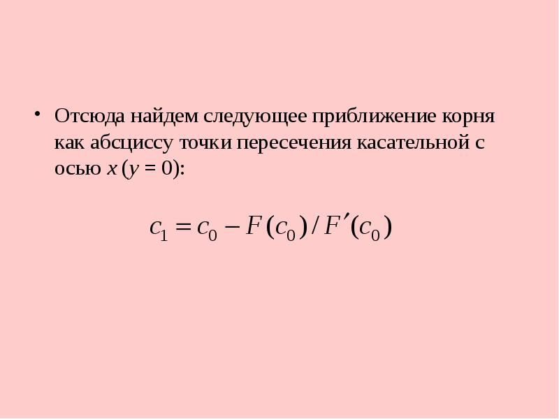 Точки пересечения функции с осью абсцисс