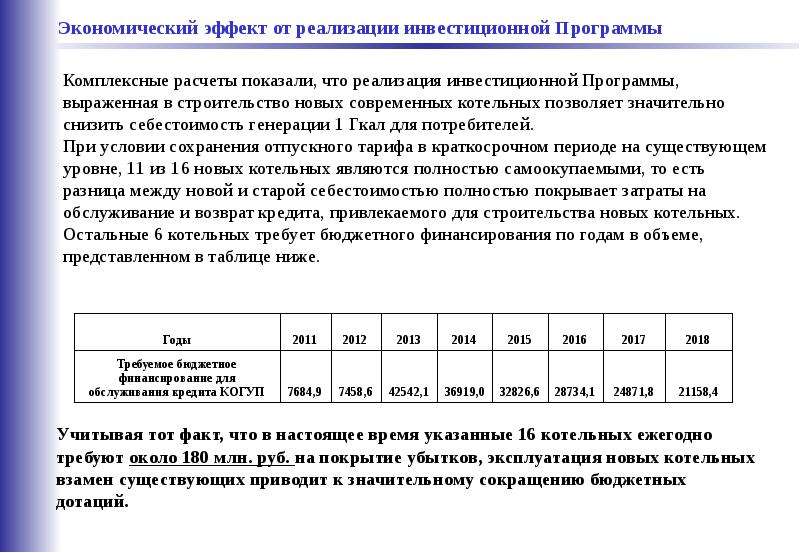 Экономический эффект от реализации проекта формула