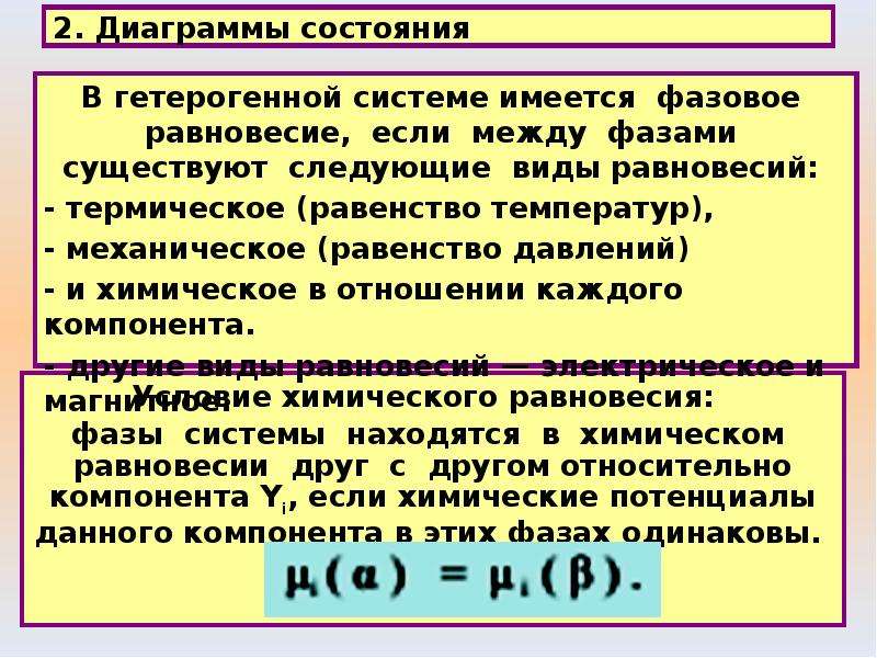 Начало состояния. Полезная работа в физической химии.