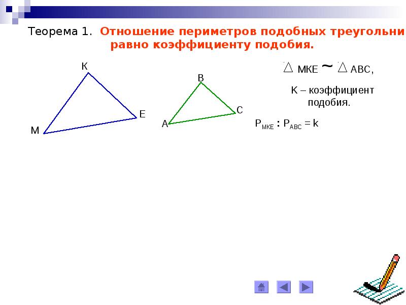 Указать на подобие фигур