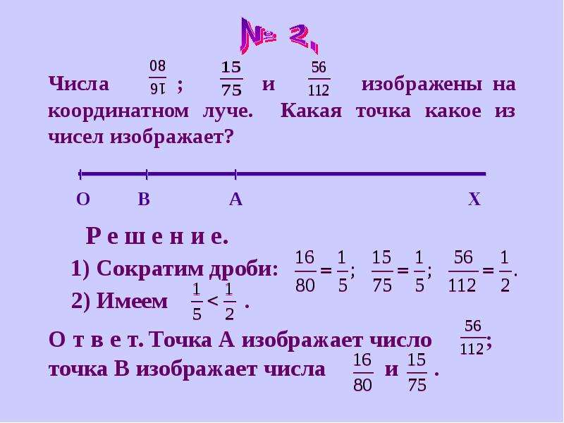 2 6 какая дробь. Дроби на координатном Луче 5 класс. Координатный Луч с дробями. Задачи с дробями на координатном Луче. Расположение дробей на координатном Луче.