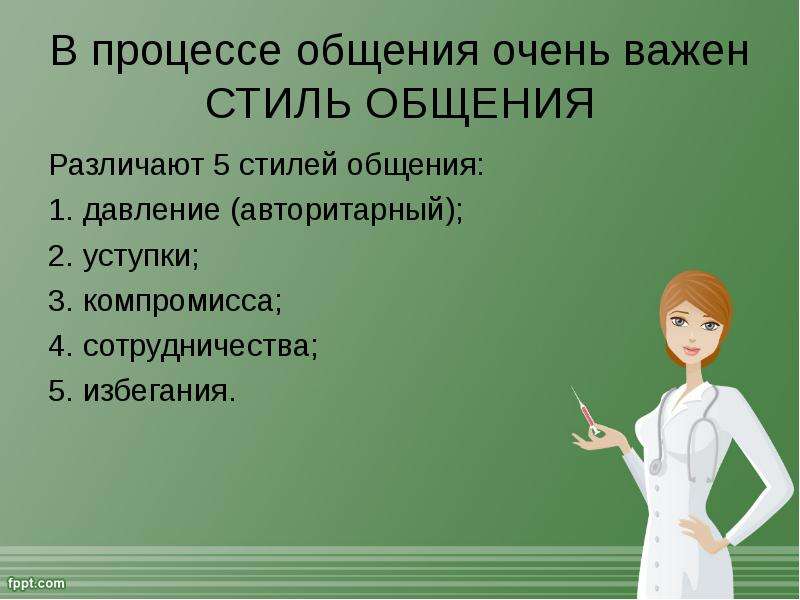 Стили Общения Вывод