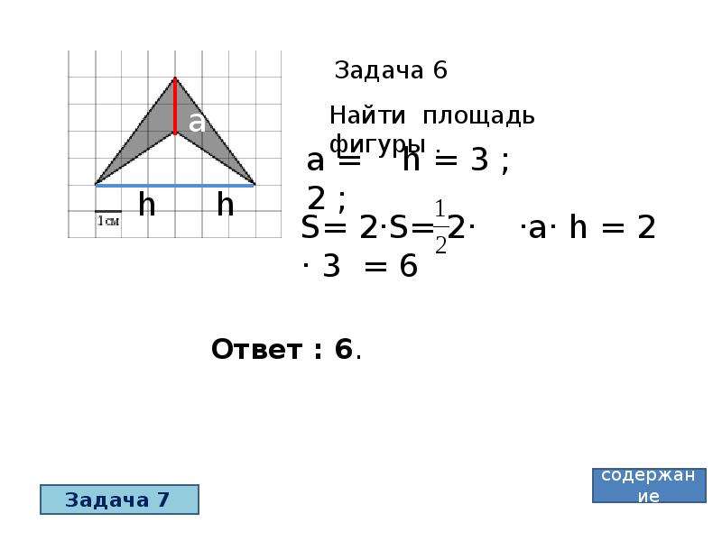 Площадь под фигурой