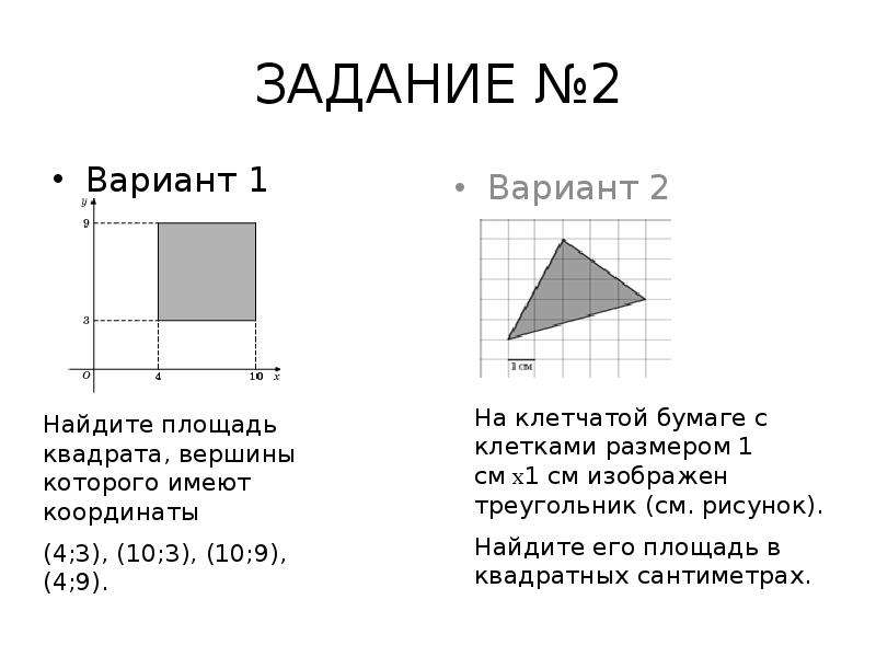 Площади егэ