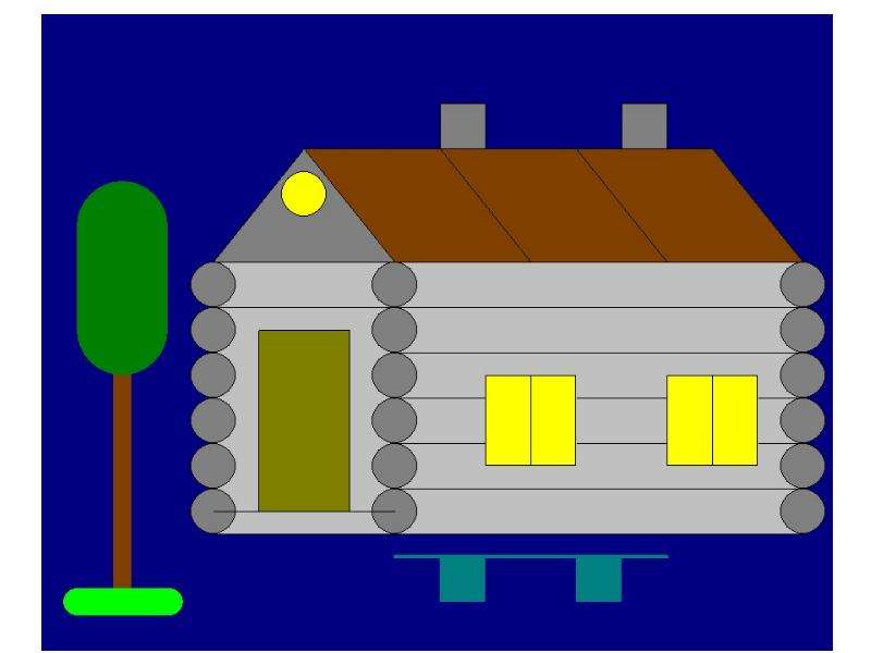 Паскаль домик рисунок