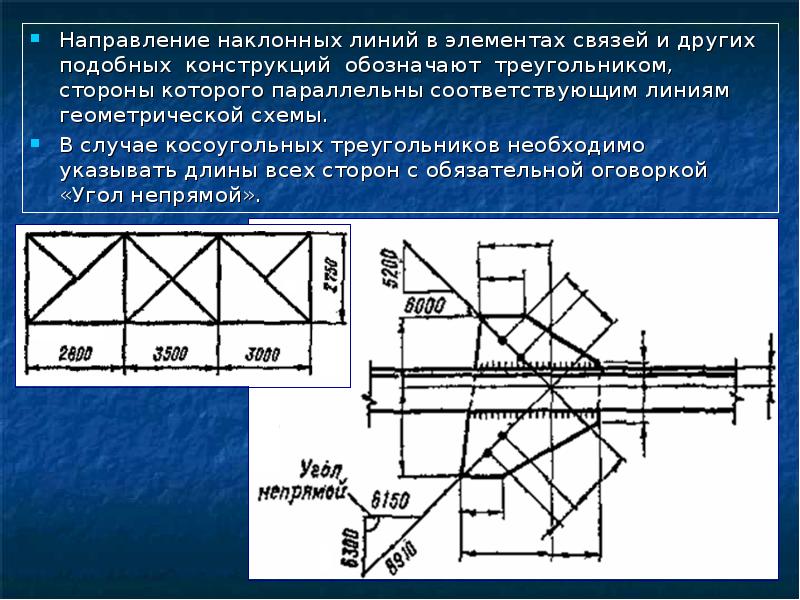 Обозначение треугольника на чертеже