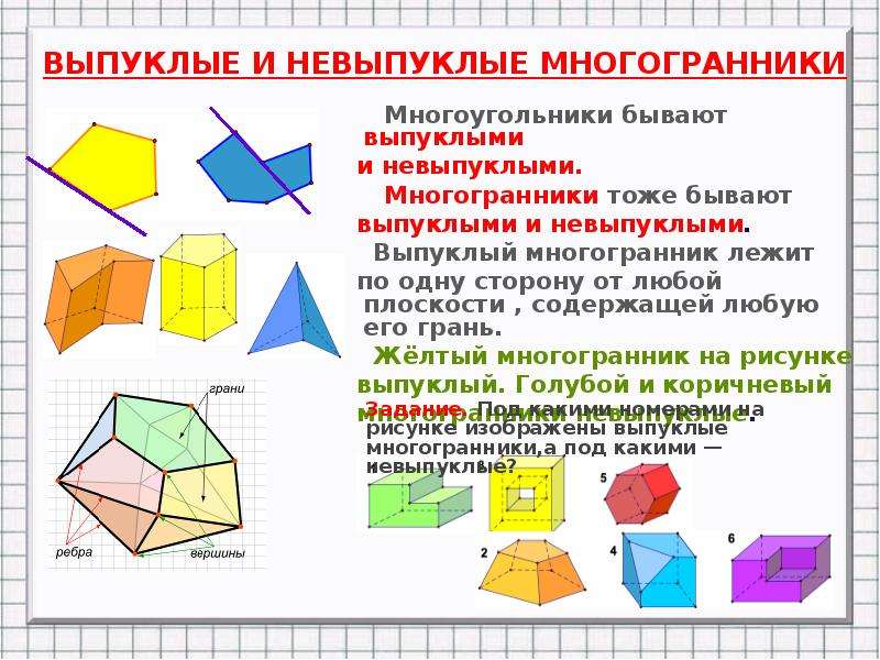 Невыпуклые фигуры