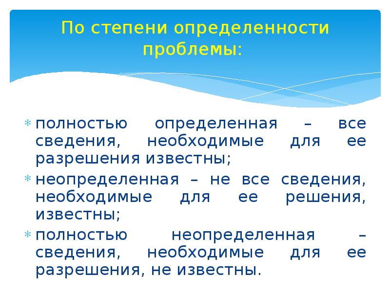 Проблемы полностью