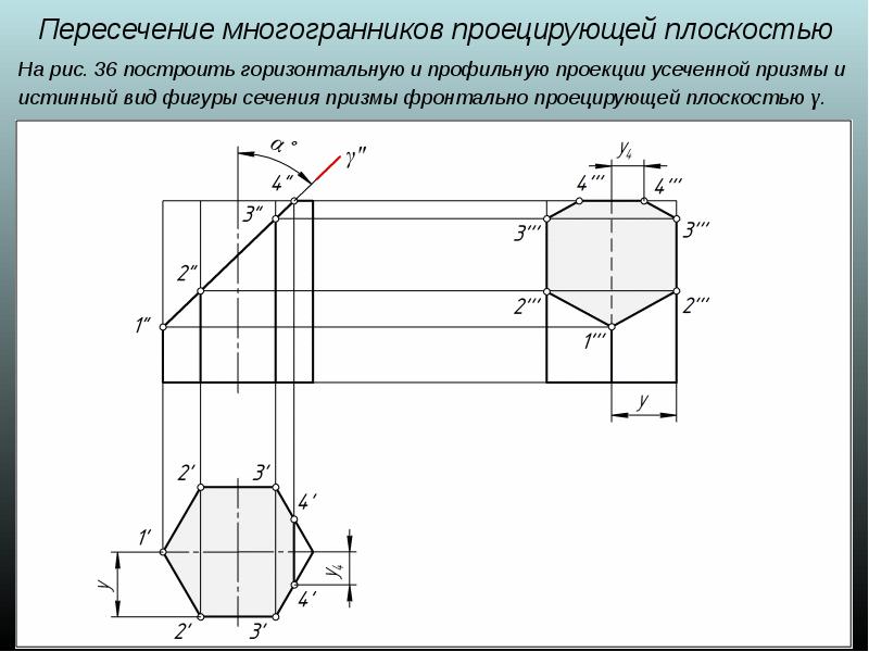 Перечертите в тетрадь рисунок 149 б сечение призмы