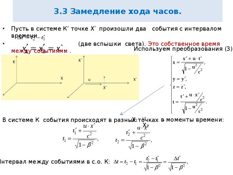 Поезд замедлил ход продолжите. Замедление хода часов. Элементы специальной теории относительности. Замедление времени в специальной теории относительности. Замедление хода часов (СТО)..