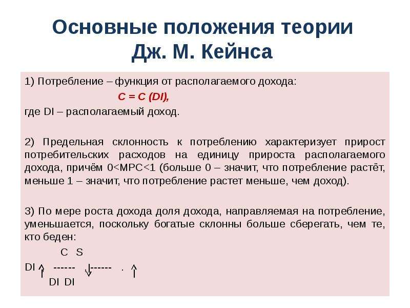 Потребление сбережения и инвестиции презентация